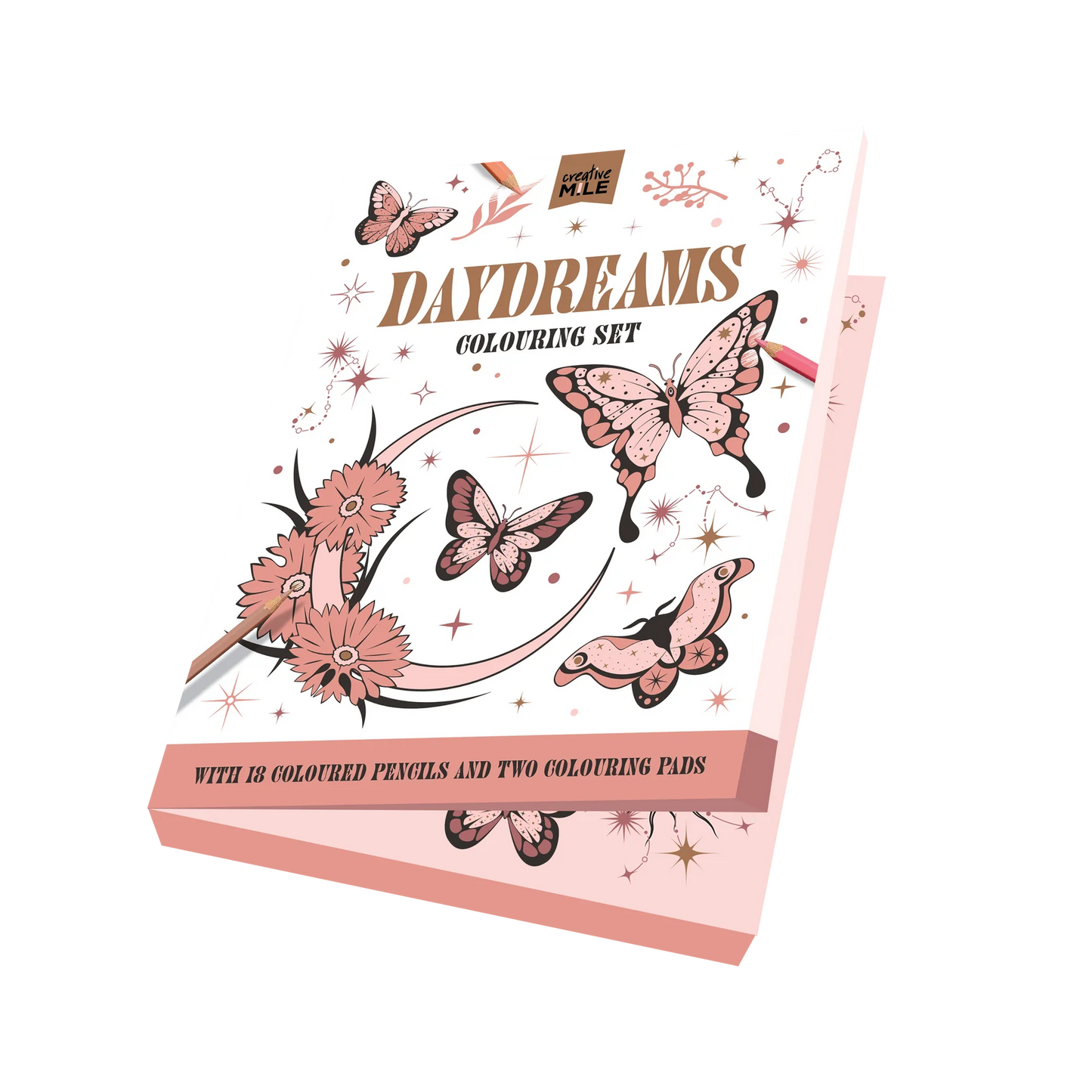 BOOKS : Daydreams Colouring Set - Adult Colouring Book