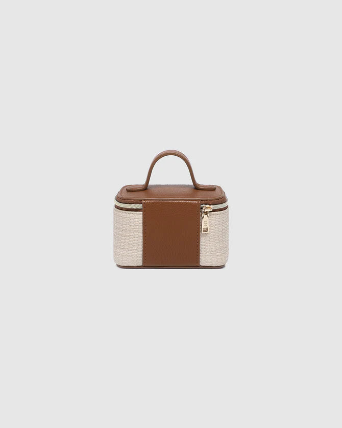 LOUENHIDE : Trudy Jewellery Box - Natural Tan