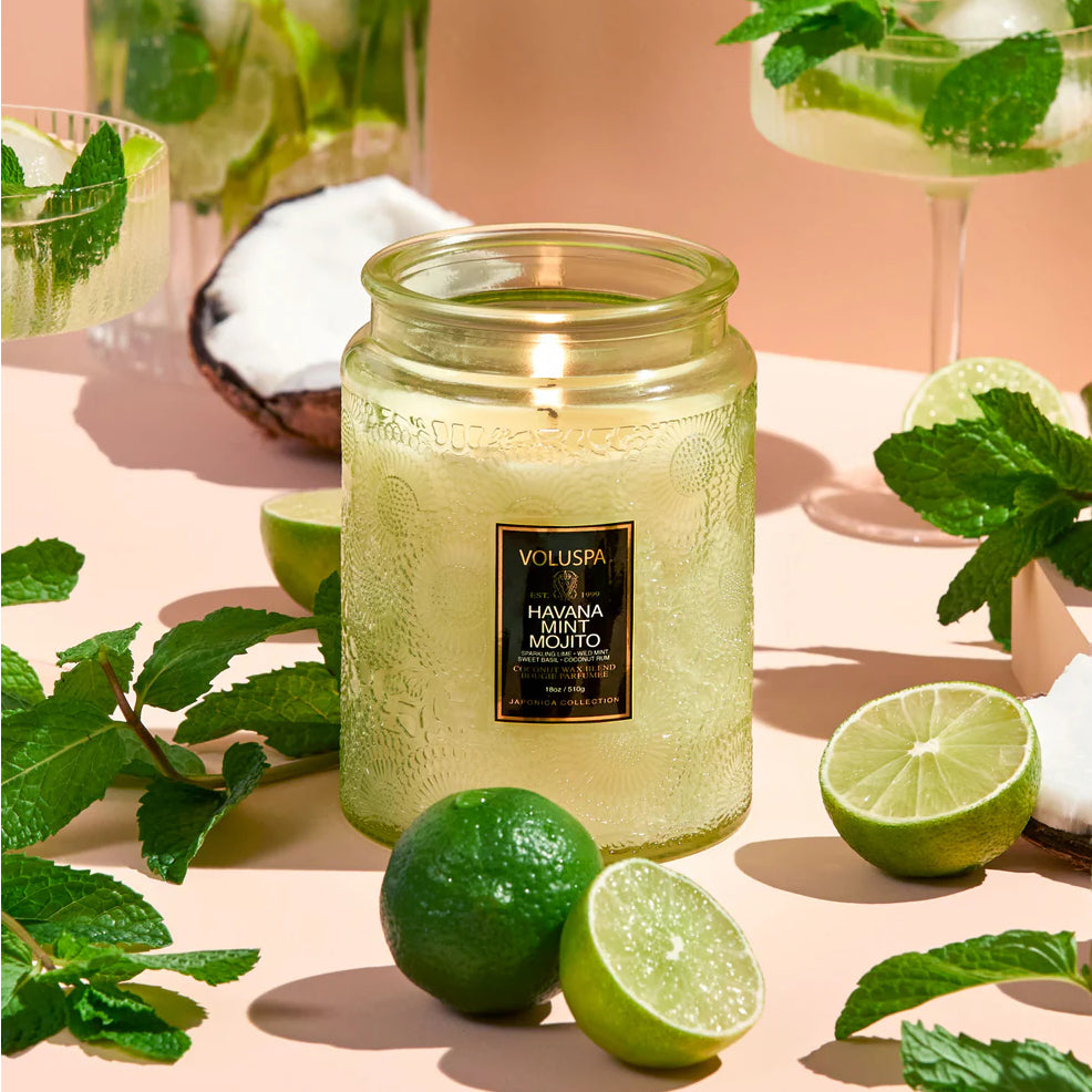 VOLUSPA : Havana Mint Mojito - 100hr Candle