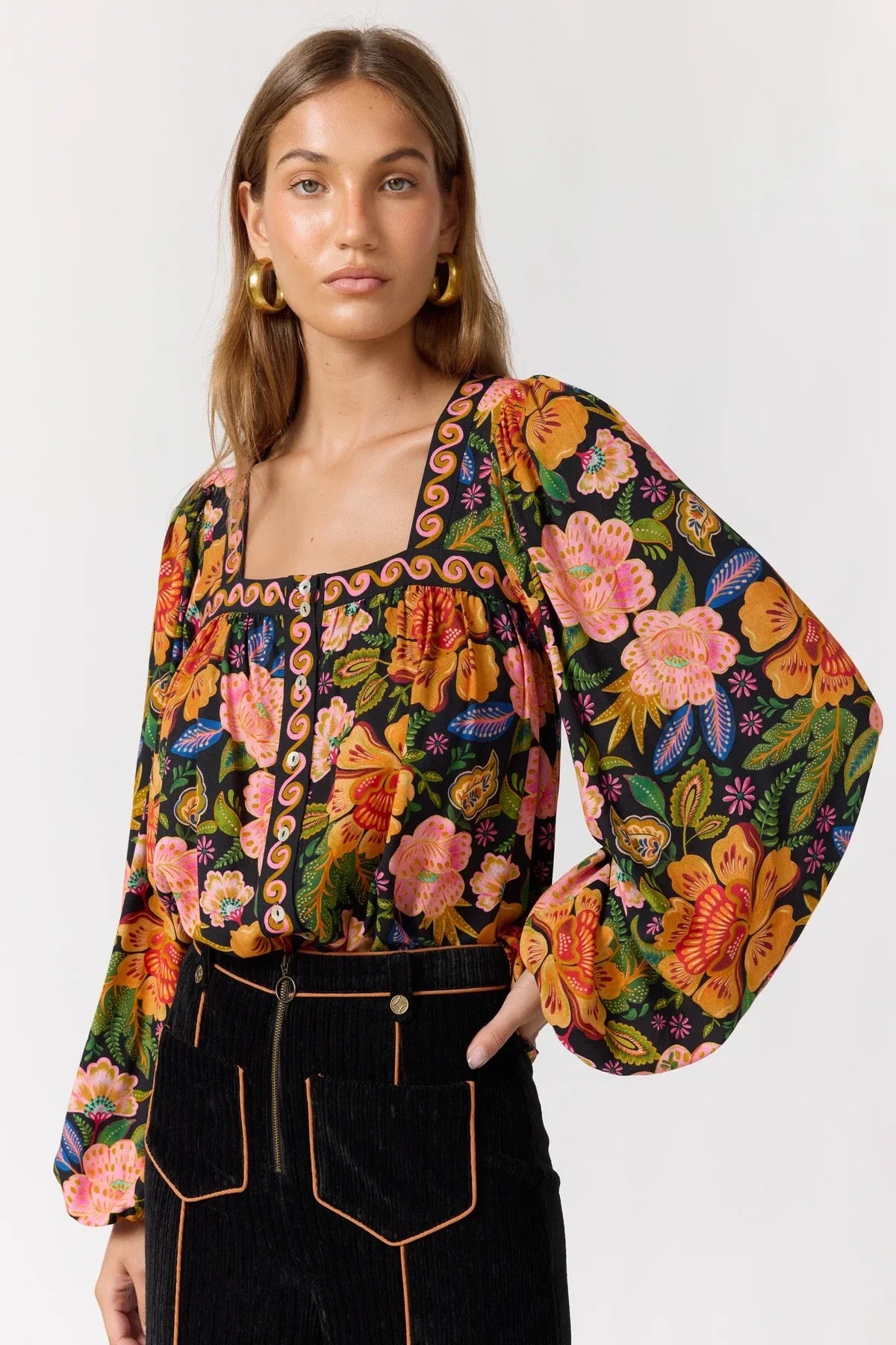 NINE LIVES BAZAAR - Carnival Rhiannon - Blouse