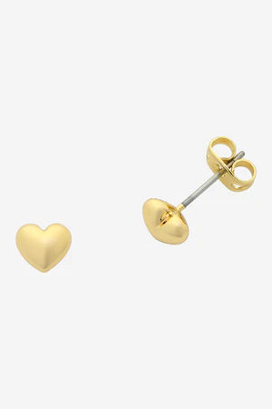 LIBERTE: Winnie Gold Heart - Earring