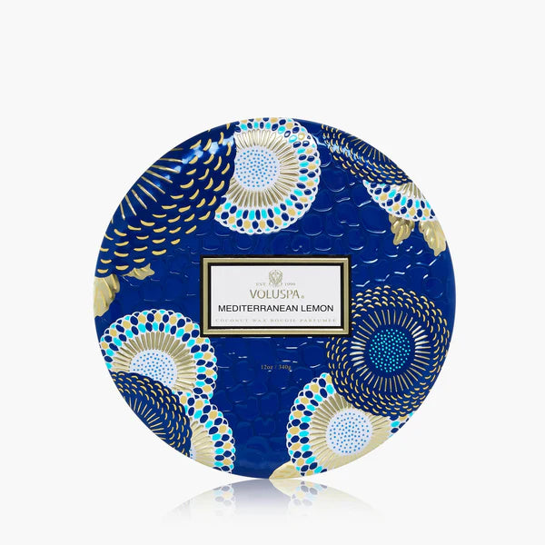 VOLUSPA : Mediterranean Lemon - Decorative Candle