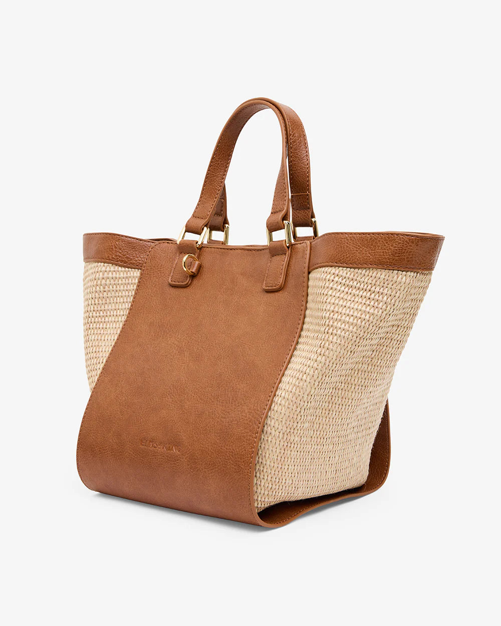 ELMS+KING : Carnegie Tote Bag - Tan Weave