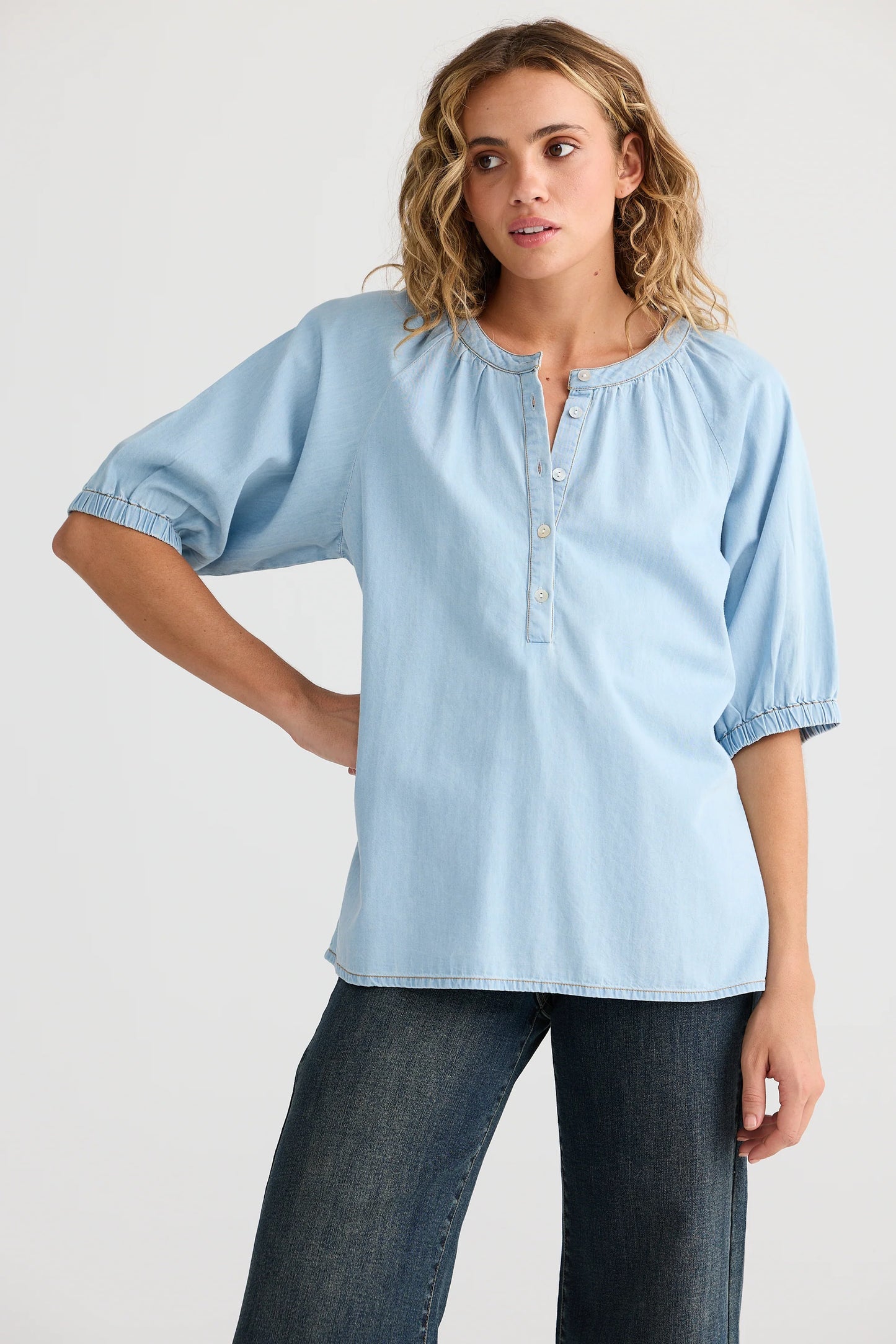 TALISMAN : Rodeo Light Denim - Top