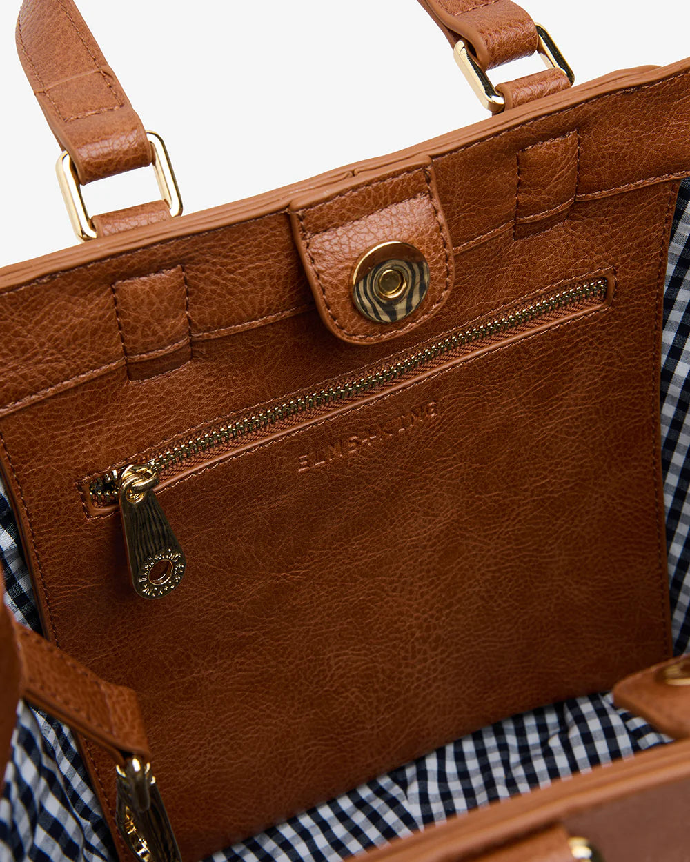 ELMS+KING : Carnegie Tote Bag - Tan Weave