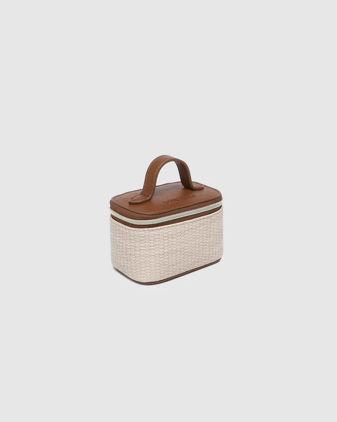 LOUENHIDE : Trudy Jewellery Box - Natural Tan