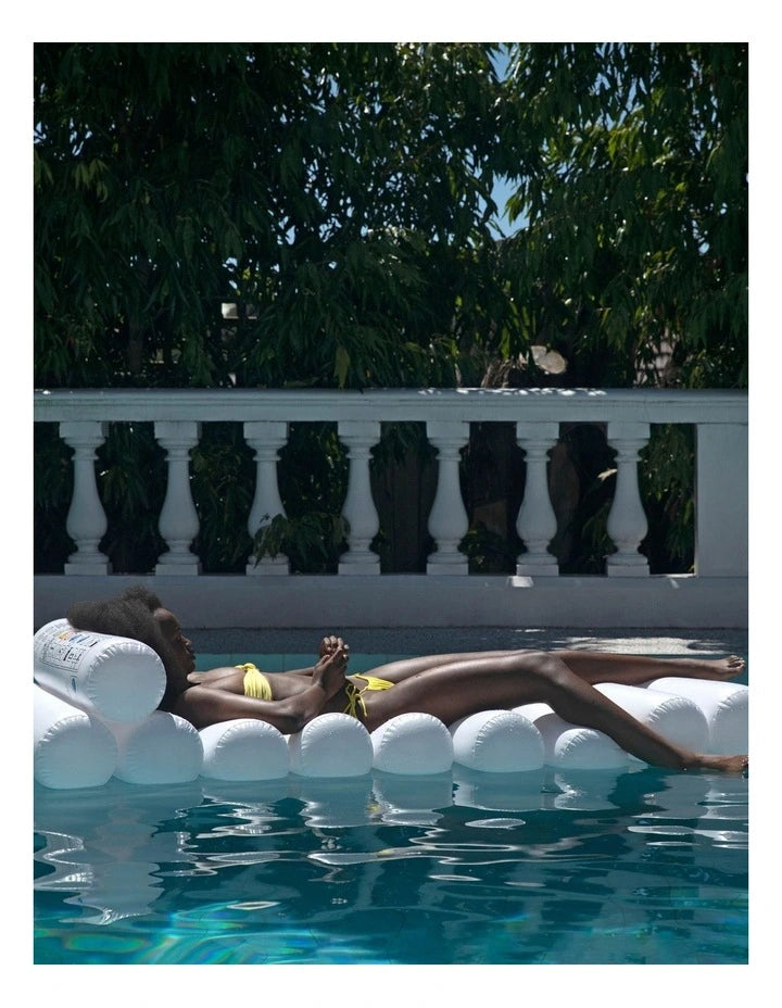 SUNNYLIFE : Tube Lilo - The Resort White