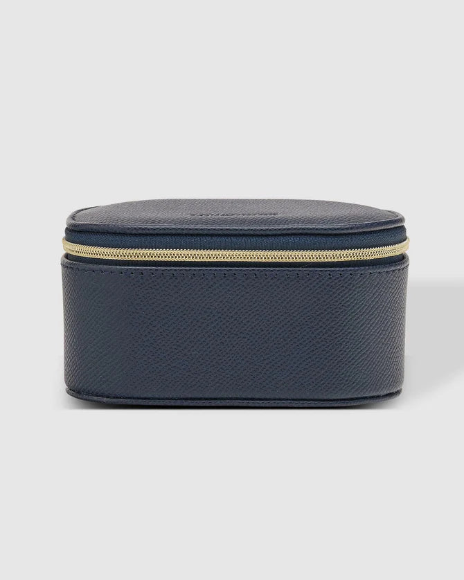 LOUENHIDE : Olive Jewellery Box - Navy