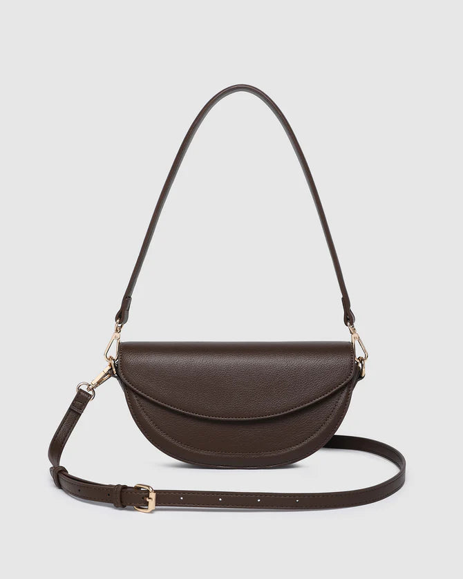 LOUENHIDE : Cindy Shoulder Bag - Chocolate