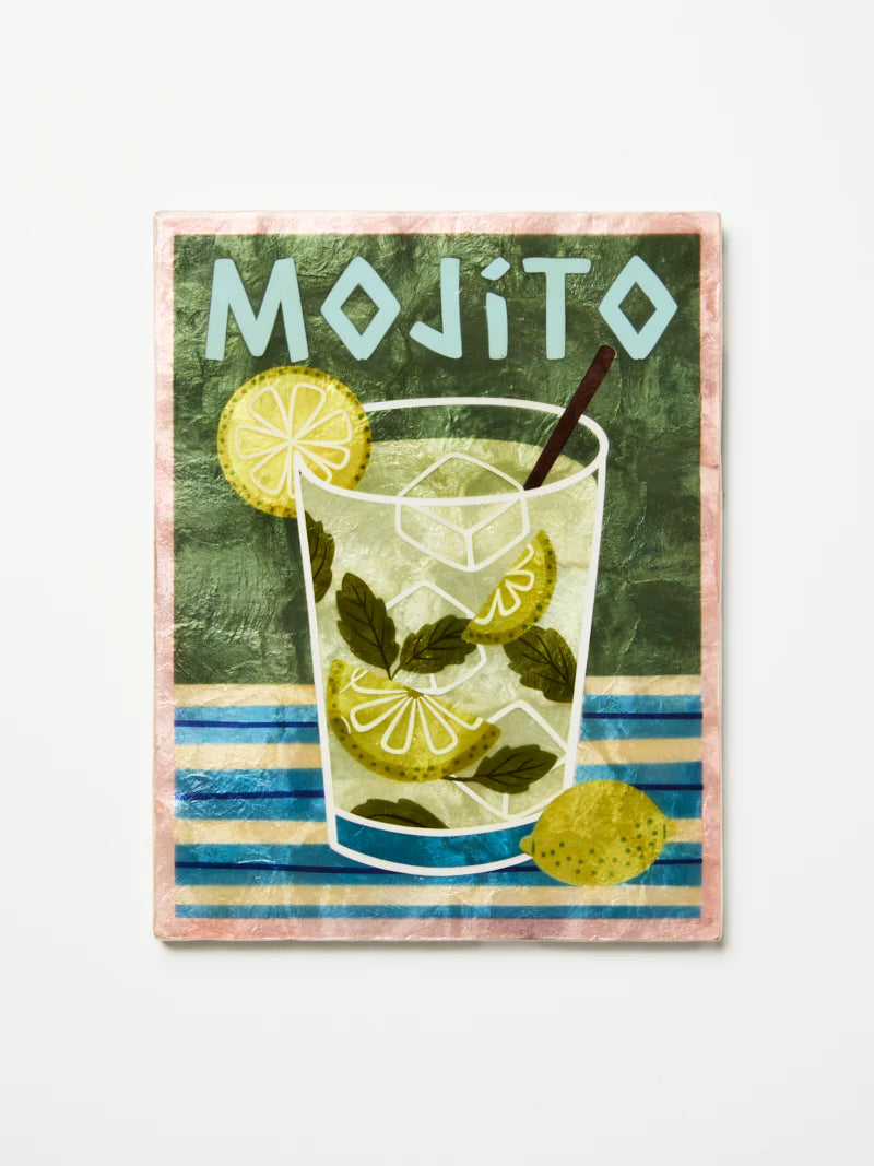 JONES & Co : Happy Hour Mojito - Wall Art