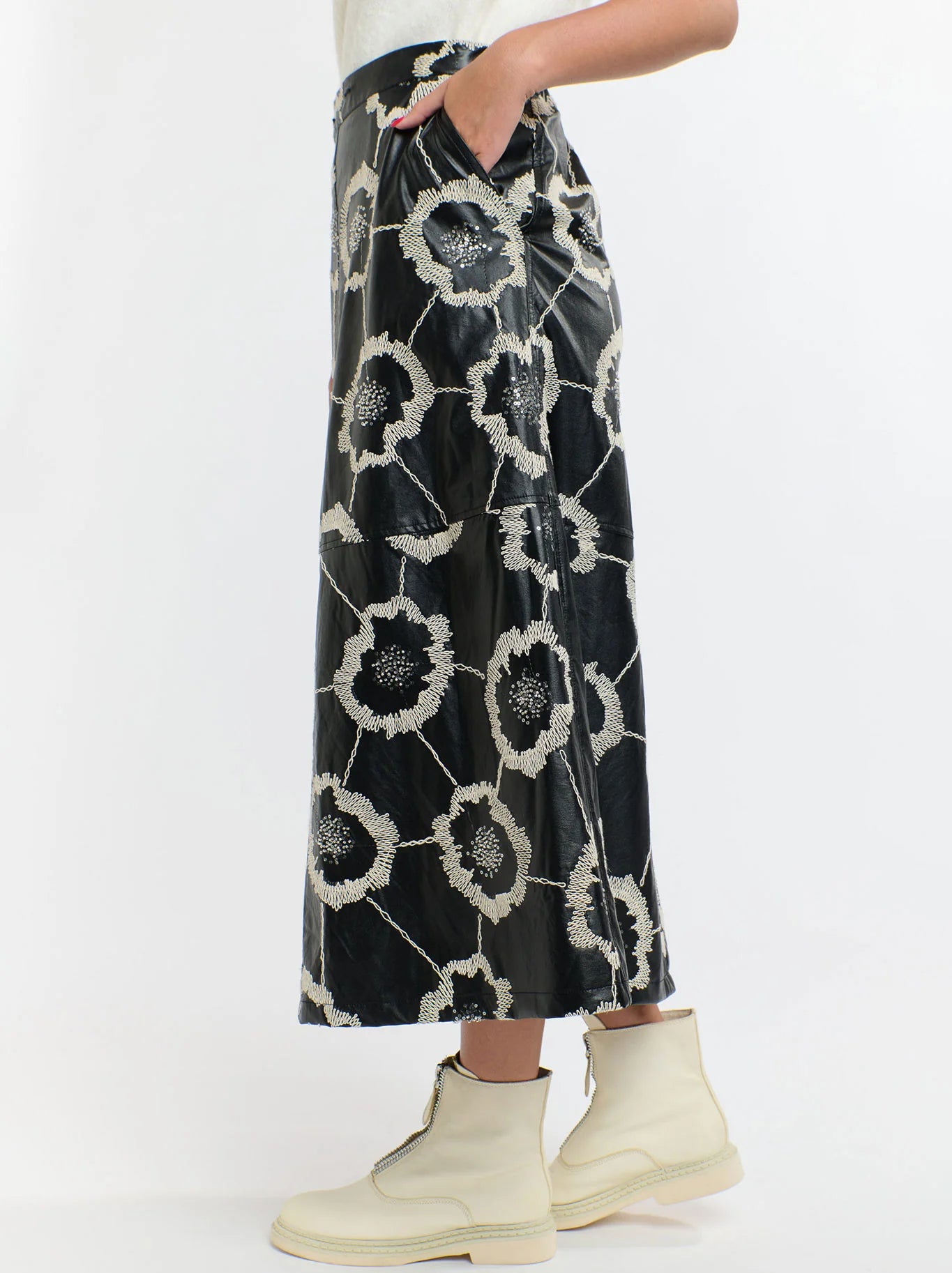 365 DAYS : Florence PU Skirt