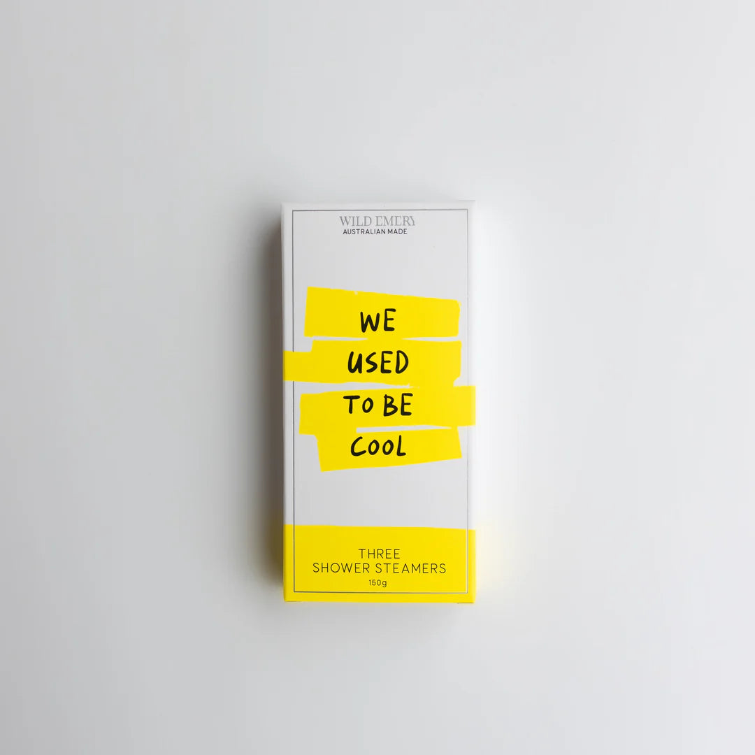 WILD EMERY : We Used To Be Cool - Shower Steamer 3 Pack