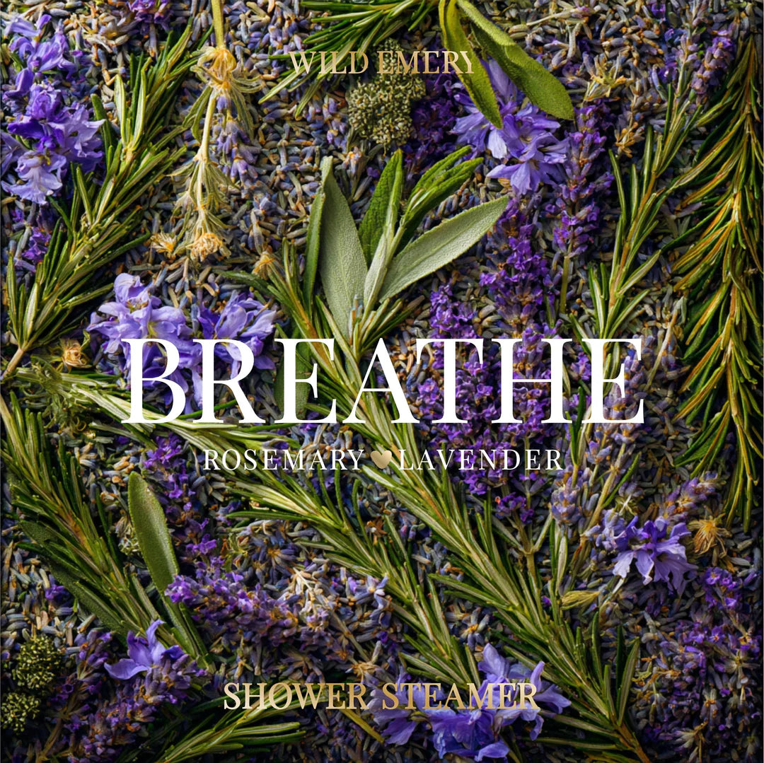 WILD EMERY : Breathe Rosemary x Lavender - Shower Steamer