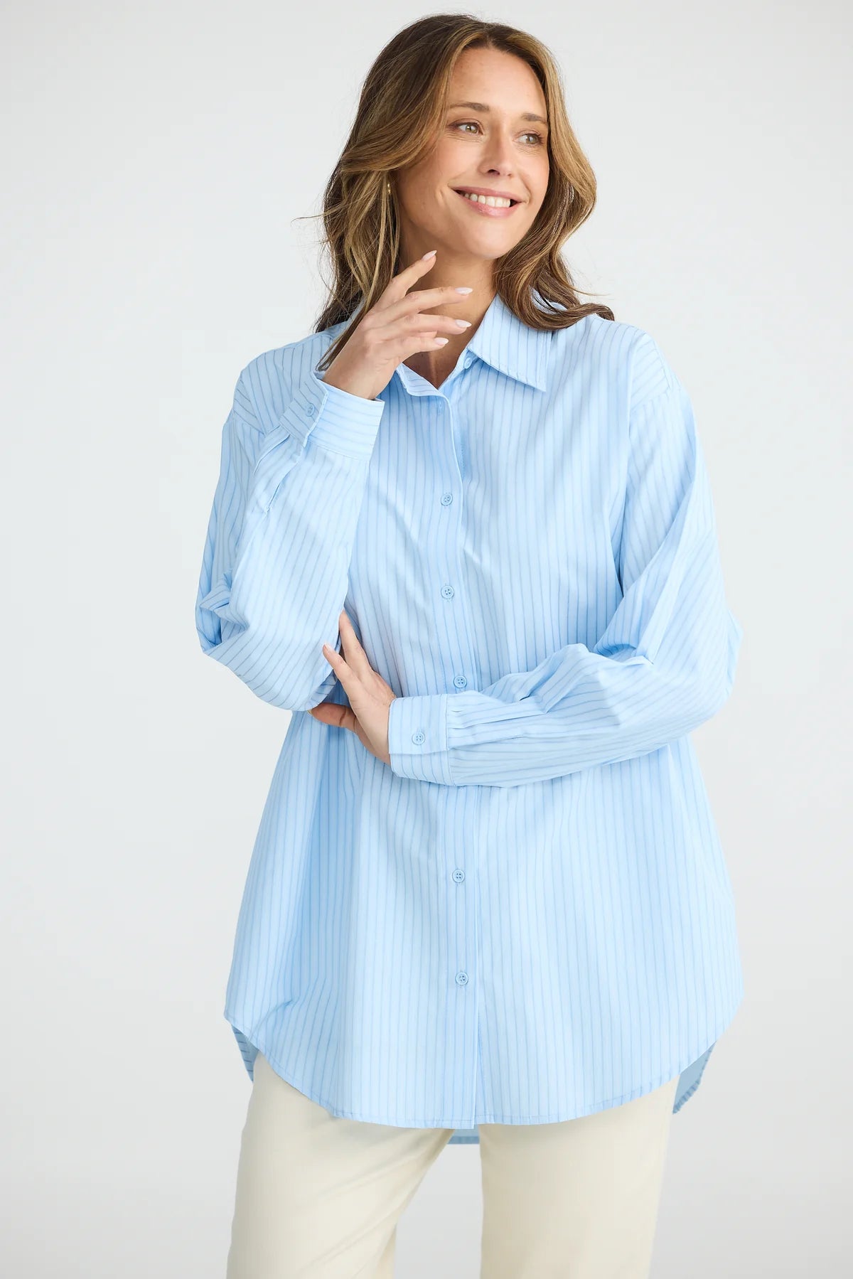 BRAVE+TRUE : Marco Shirt - Baby Blue