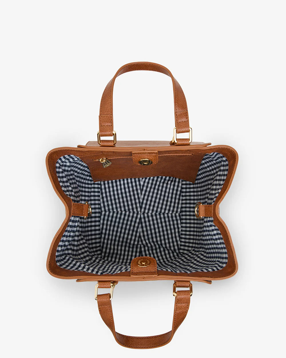 ELMS+KING : Carnegie Tote Bag - Tan Weave
