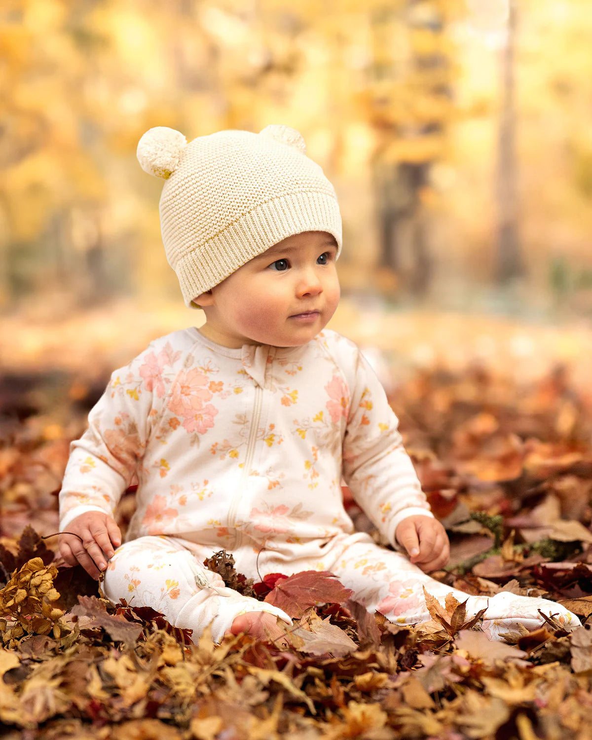 TOSHI : Organic Beanie Snowy - Feather