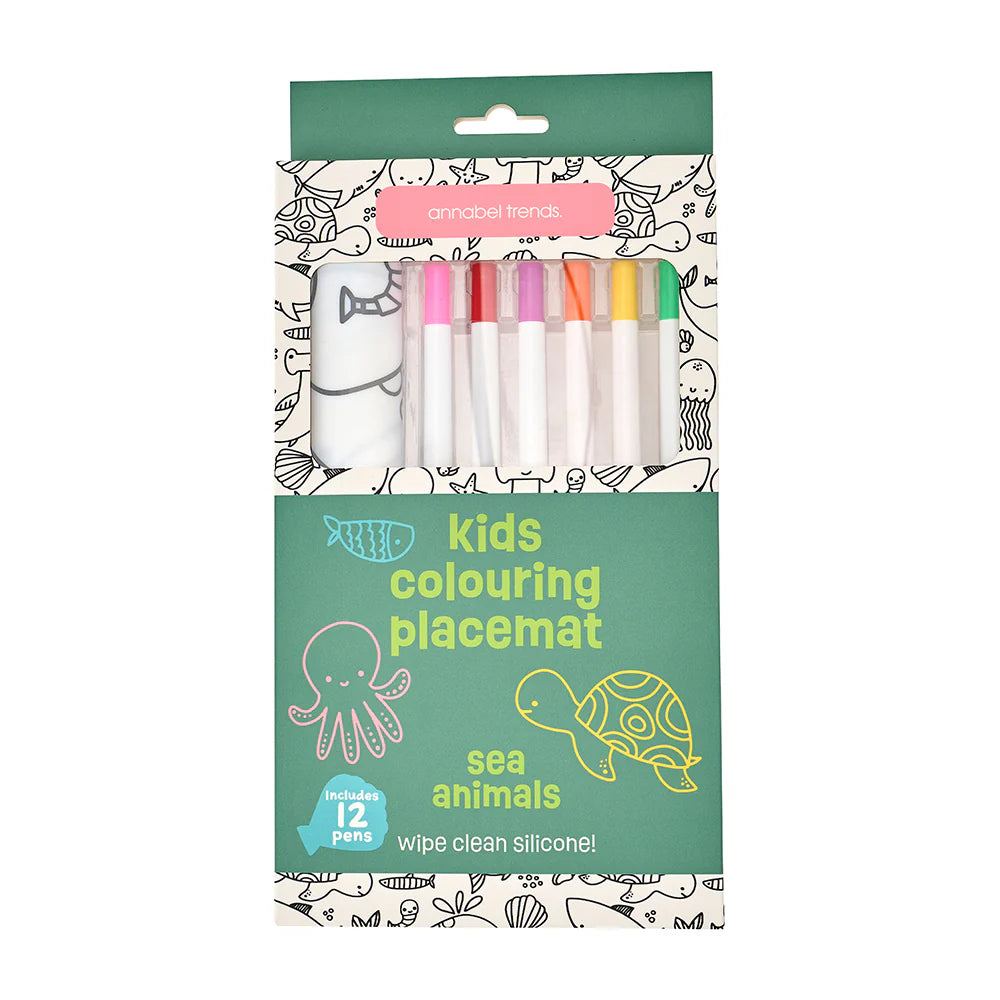 ANNABEL TRENDS: Kids Silicone Colouring - Placemat