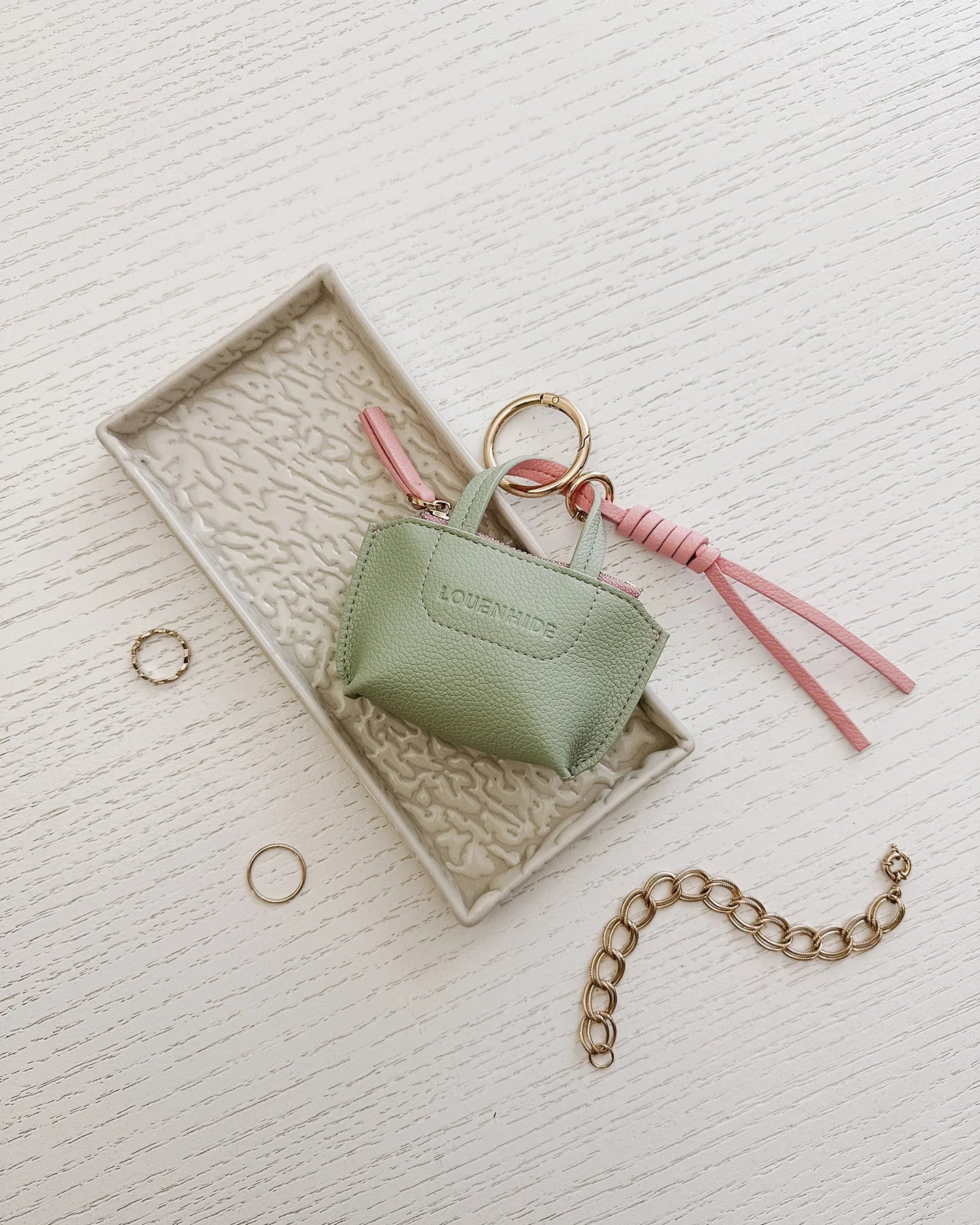 LOUENHIDE : Gina Sage Green - Bag Charm