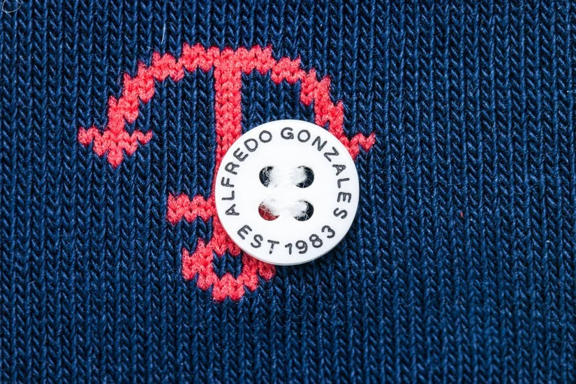 ALFREDO GONZALES : Combed Cotton Anchor - Socks