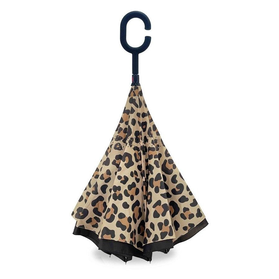 iOco REVERSE UMBRELLA : Leopard