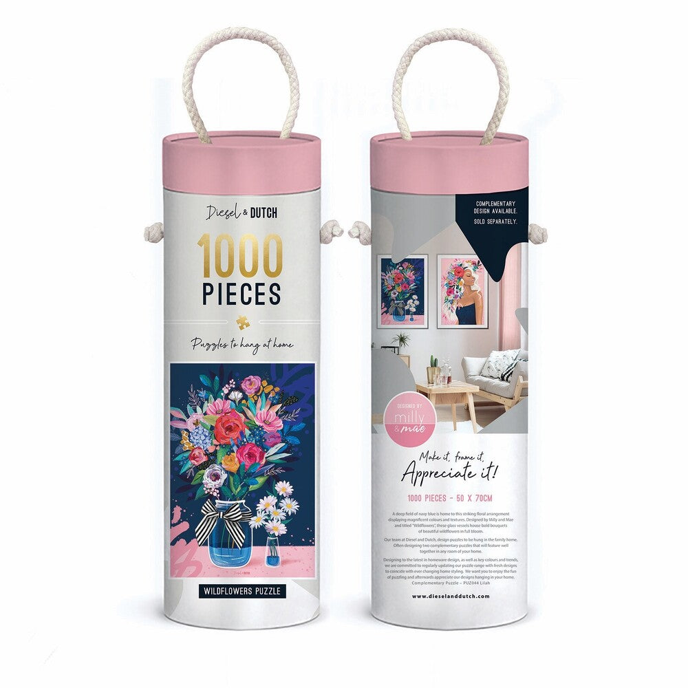 DIESEL & DUTCH : 1000 Pieces - Wildflowers Puzzle