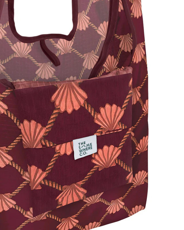 THE SOMEWHERE CO : Keepsakes Shell Detail - Shopping Bag