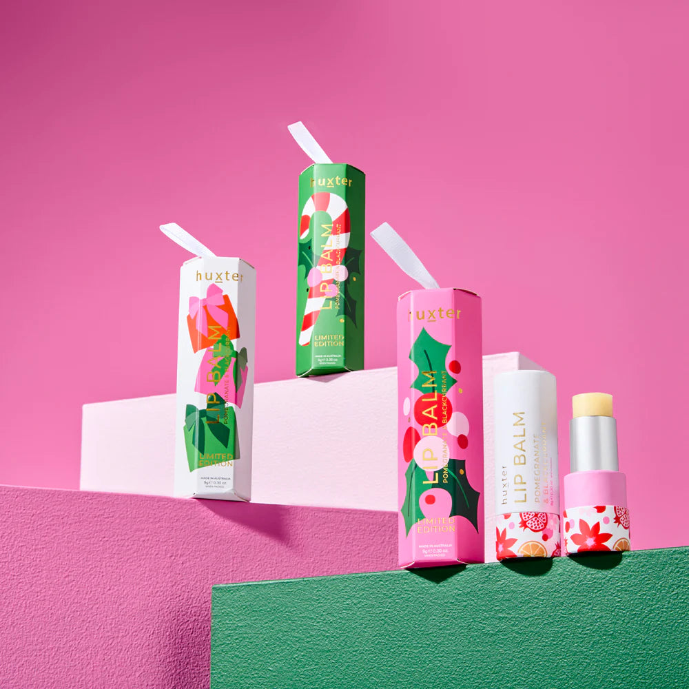 HUXTER : Hanging Lip Balm - White Bon Bon