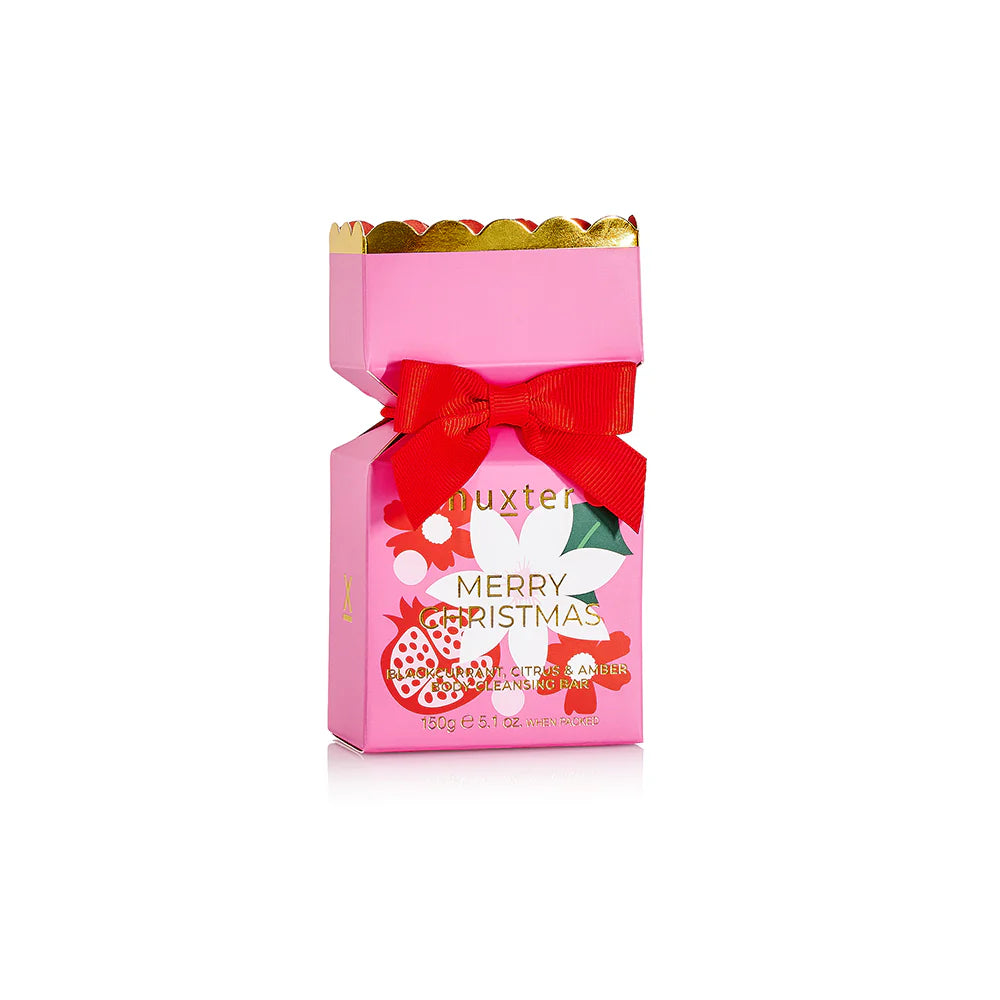 HUXTER : ‘Merry Christmas’ Body Cleansing Bar - Pink Bon Bon