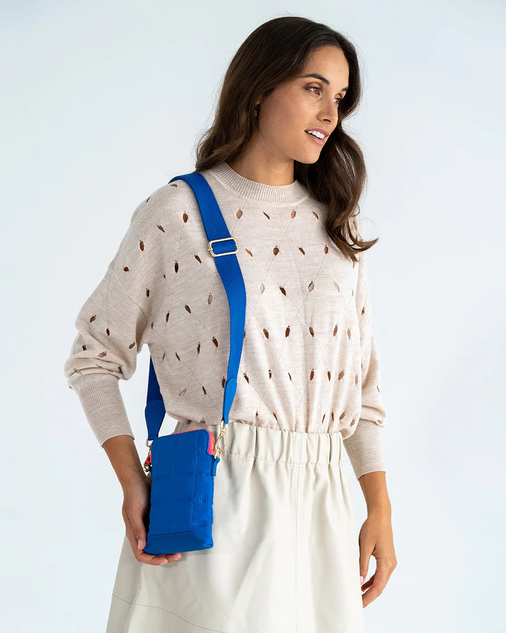 ELMS+KING : Baker Phone Bag - Blue