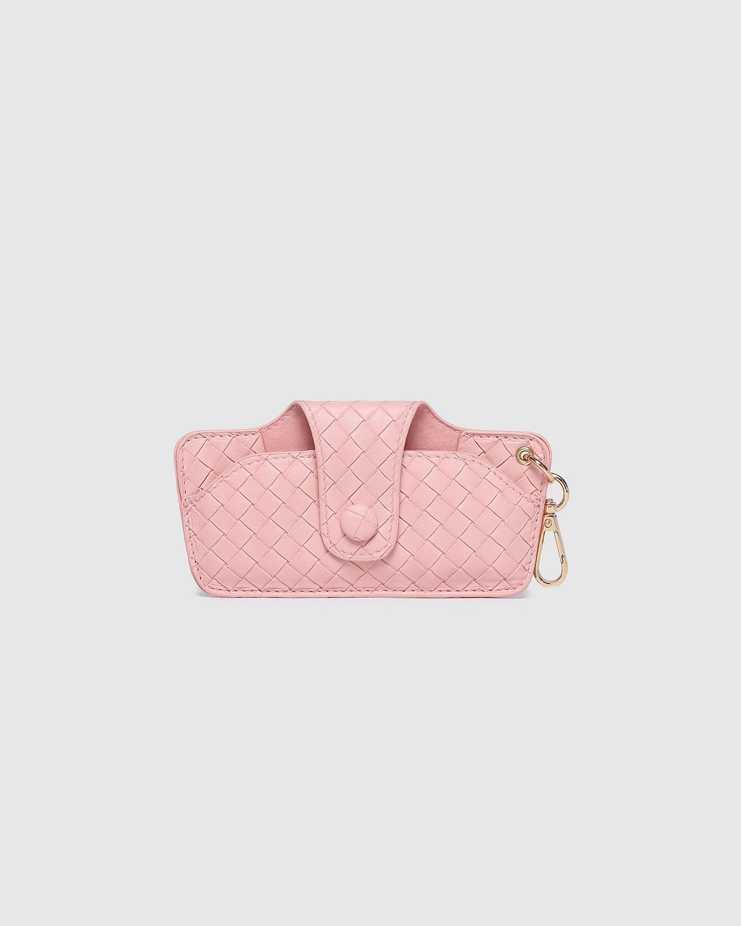 LOUENHIDE: Skittle Woven Pastel Pink - Sunglass Case