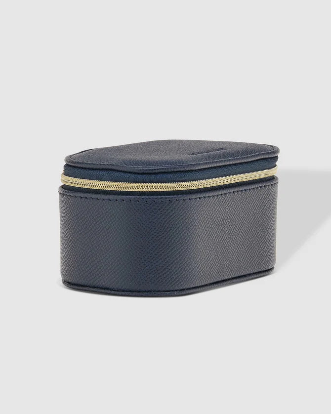 LOUENHIDE : Olive Jewellery Box - Navy