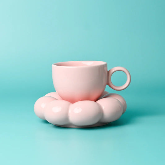SAGE & COOPER : Lottie Mug & Saucer Set - Pink