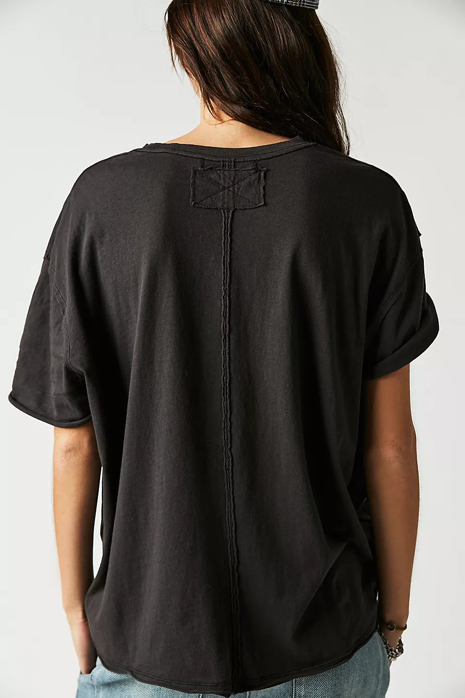 FREE PEOPLE : Nina Tee - Black