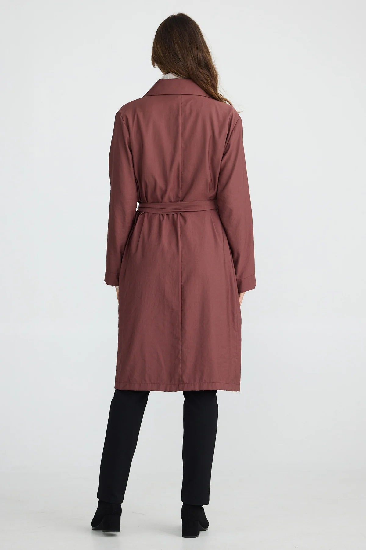 BRAVE+TRUE : Parker Trench Coat - Chestnut