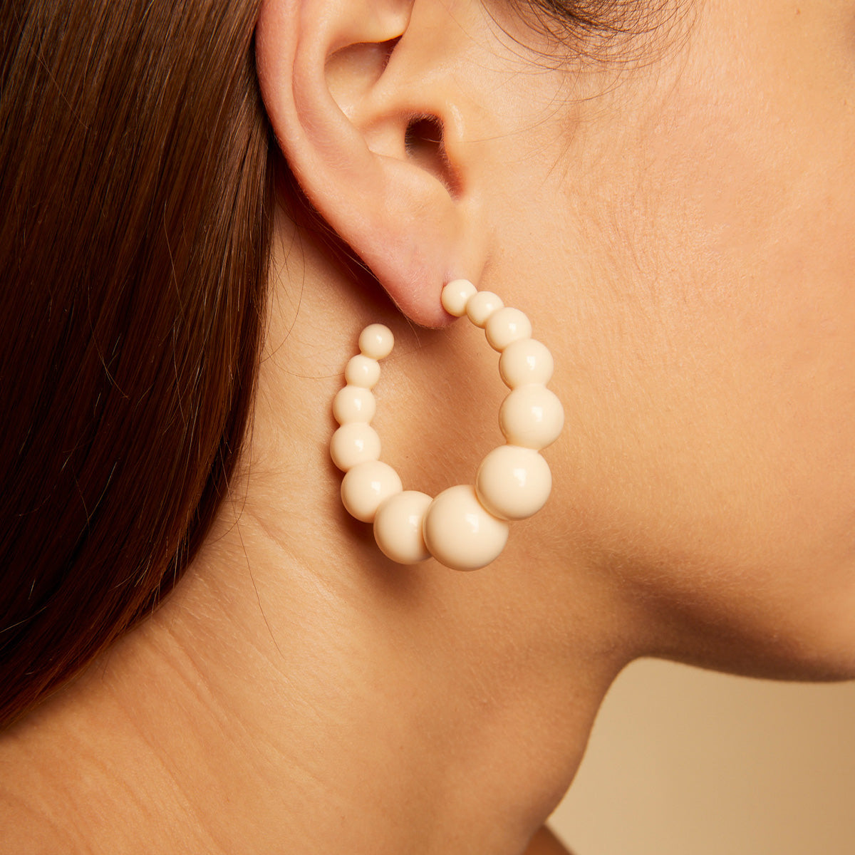 GAS BIJOUX : Creole Andy Acetate - Earrings