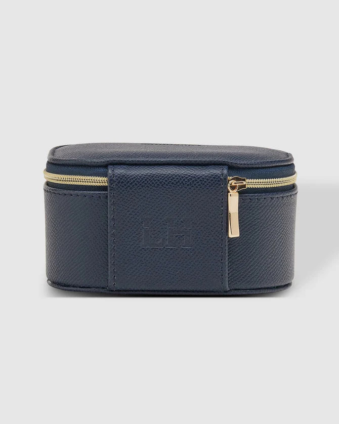 LOUENHIDE : Olive Jewellery Box - Navy