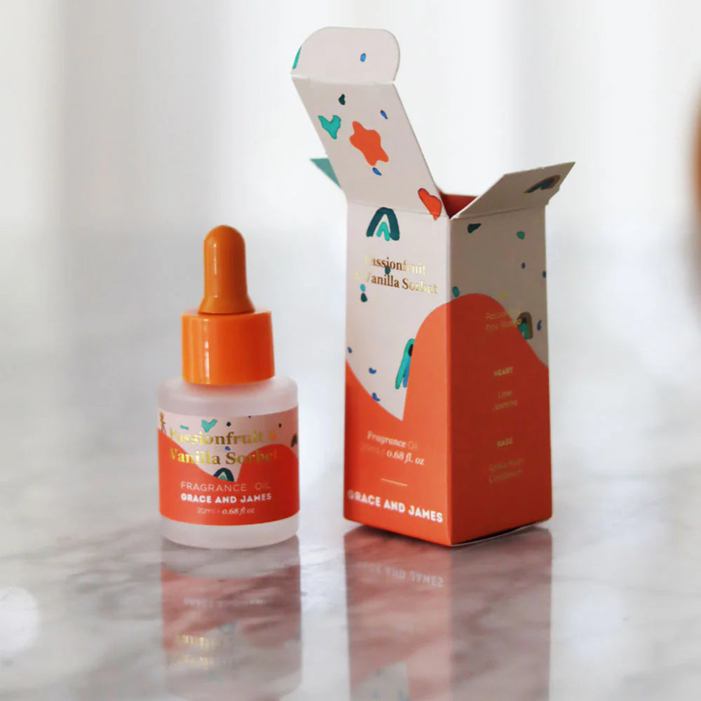 GRACE & JAMES: Bloom Collection - Passionfruit & Vanilla Sorbet - Air Freshener