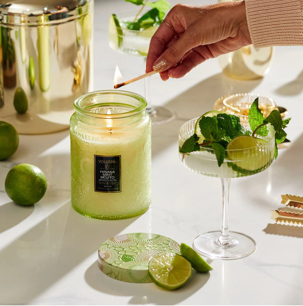 VOLUSPA : Havana Mint Mojito - 100hr Candle