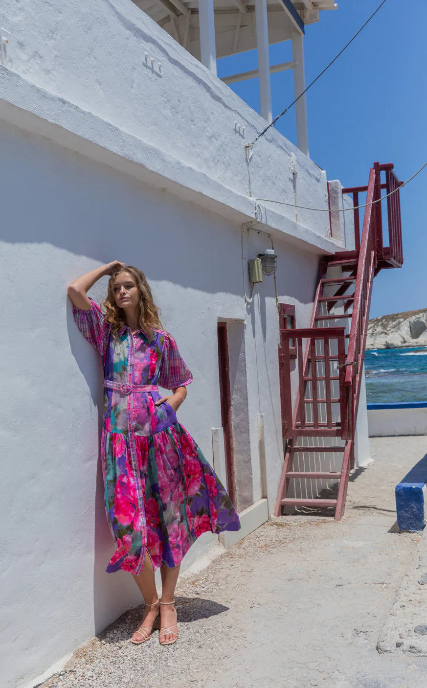 KACHEL : Diana Multi Maxi - Dress