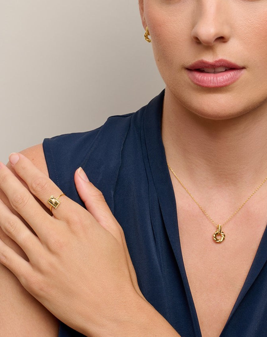 TIGER TREE: Gold Sun Rays - Ring