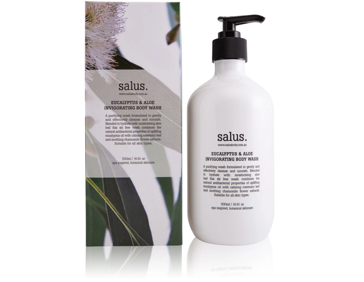 SALUS : Eucalyptus & Aloe Invigorating 500ml - Body Wash
