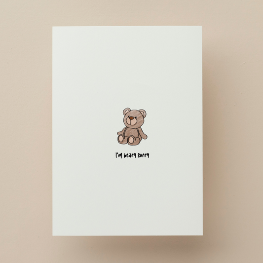 GREETING CARD : Katrina Shaw Blank Sorry - Post Card