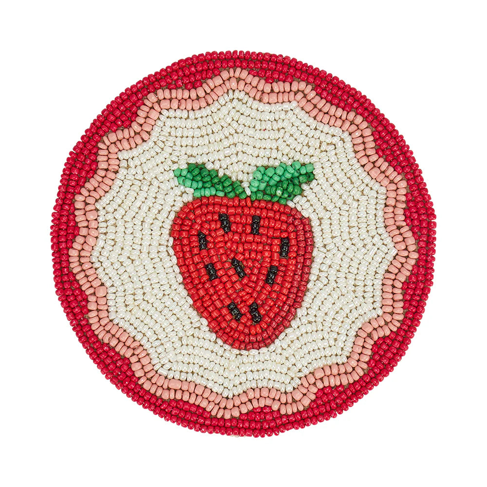 ANNABEL TRENDS: Hand Beaded Tropicana - Coasters