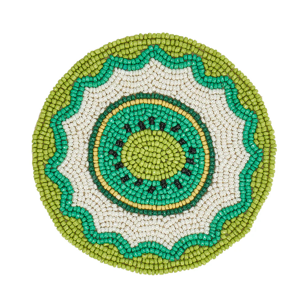 ANNABEL TRENDS: Hand Beaded Tropicana - Coasters