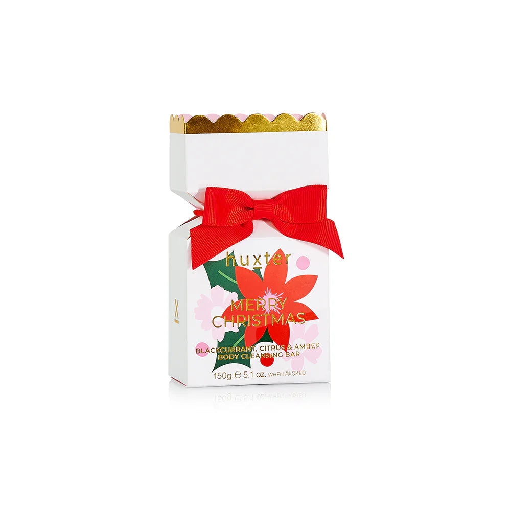 HUXTER : ‘Merry Christmas’ Body Cleansing Bar - White Bon Bon