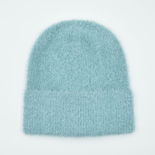 TAYLOR HILL : Blue Shimmer Soft Knit - Beanie
