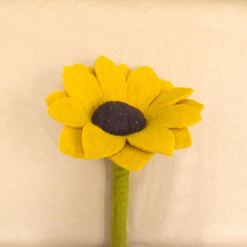 TARA TREASURES : Felt Sunflower