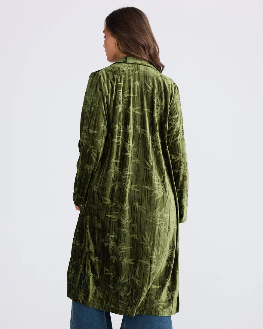HOLIDAY : Aries Velvet Olive - Duster