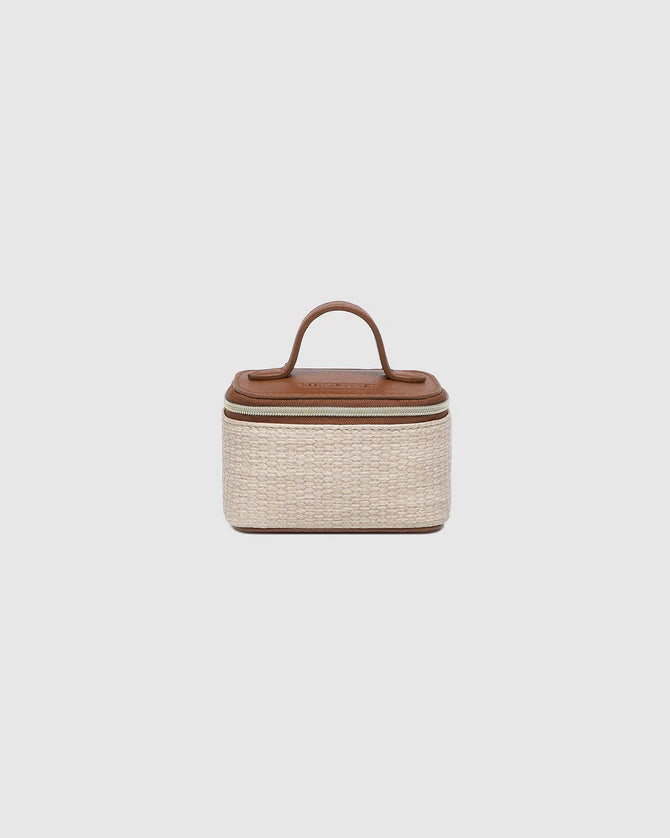 LOUENHIDE : Trudy Jewellery Box - Natural Tan