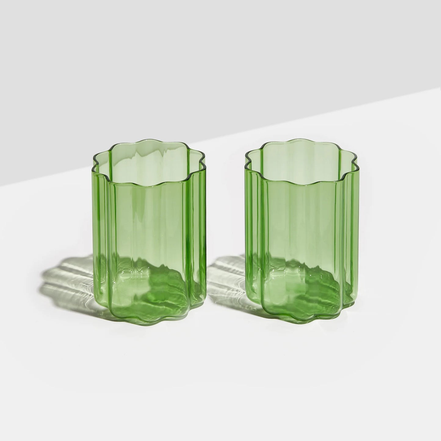 FAZEEK : Two x Wave Glasses - Green